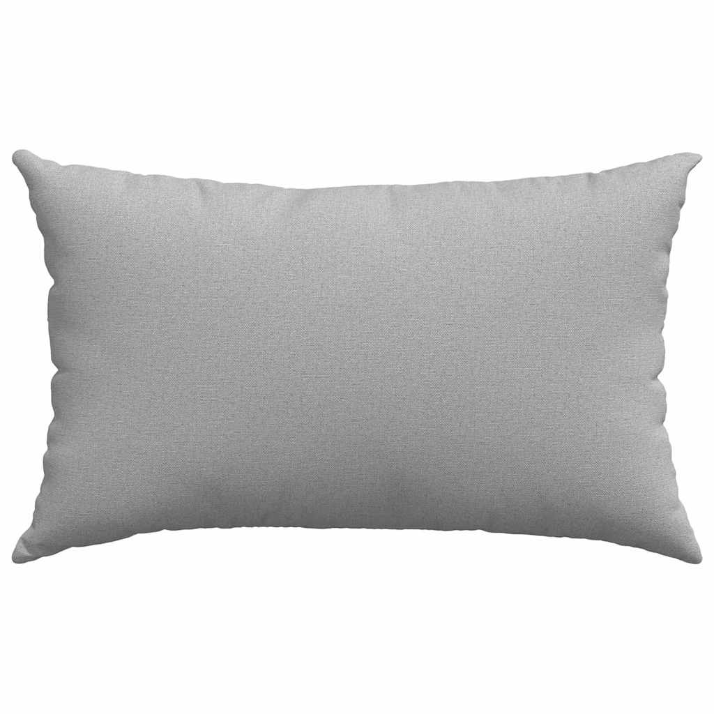 Sofa Pillows 2 pcs Grey 50 x 30 cm Fabric